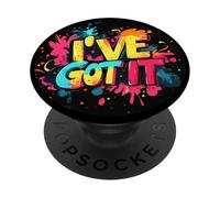 Emblema colorido I've got it PopSockets PopGrip Adhesivo