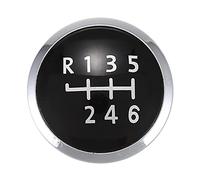 Emblema de 6 velocidades para pomo de palanca de cambios de repuesto para VW Transporter T5/T6 Mk5 Mk6 (nombre del color: negro)