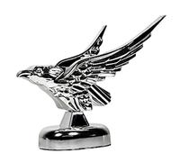 Emblema de águila para capó de coche, logotipo decorativo de águila, 57 g, de cubierta frontal de coche, ABS tridimensional, calcomanía decorativa para capó de automóvil, acabado de metal