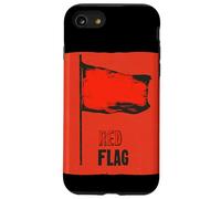 Emblema de bandera roja Carcasa para iPhone SE (2020) / 7 / 8