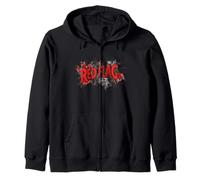 Emblema de bandera roja para hombre y mujer Sudadera con Capucha