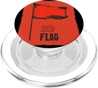 Emblema de bandera roja PopSockets PopGrip para MagSafe
