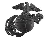 Emblema de camión del Cuerpo de Marines de los Estados Unidos, insignia divertida de halcón para coche, calcomanía EGA para motocicletas, accesorios exteriores (negro)