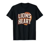 Emblema de corazón de Leones guapos Camiseta