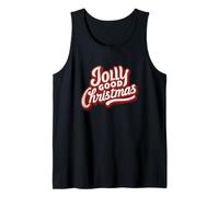 Emblema de declaración de Navidad Jolly Good Camiseta sin Mangas