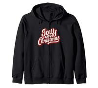 Emblema de declaración de Navidad Jolly Good Sudadera con Capucha