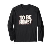 Emblema de declaración para ser Honesto Manga Larga
