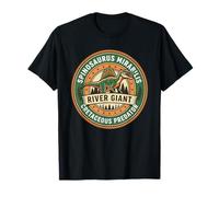 Emblema de Dinosaurio Gigante del río Spinosaurus Mirabilis Camiseta