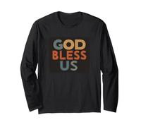 Emblema de discurso Cool God Bless Us Manga Larga
