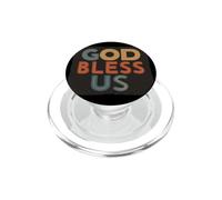 Emblema de discurso Cool God Bless Us PopSockets PopGrip para MagSafe