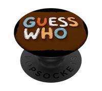 Emblema de discurso Guess Who PopSockets PopGrip Adhesivo
