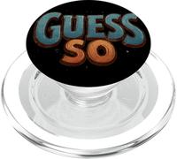 Emblema de discurso Nice Guess So PopSockets PopGrip para MagSafe