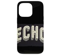 Emblema de Eco Divertido para Amantes del Habla Carcasa para iPhone 13 Pro