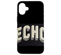 Emblema de Eco Divertido para Amantes del Habla Carcasa para iPhone 16 Plus