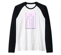 Emblema de estrella de Puerto Rico, estilo bandera de Boricua Camiseta Manga Raglan