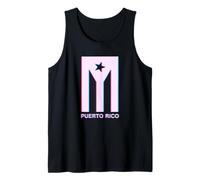 Emblema de estrella de Puerto Rico, estilo bandera de Boricua Camiseta sin Mangas