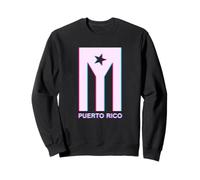 Emblema de estrella de Puerto Rico, estilo bandera de Boricua Sudadera