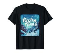 Emblema de Frozen Trails para una Aventura fría en Invierno Camiseta