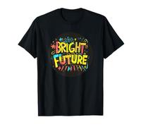 Emblema de Futuro Brillante para un Aspecto Feliz Camiseta
