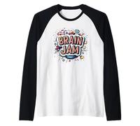 Emblema de Great Brain Jam Camiseta Manga Raglan