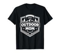 Emblema de Identidad de Estilo de Vida al Aire Libre mamá Naturaleza Camiseta