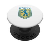 Emblema de Jerusalén - León de Judá Patrimonio Diseño PopSockets PopGrip Adhesivo