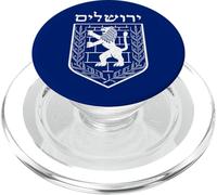Emblema de Jerusalén, símbolo judío de León de Judá, Israel PopSockets PopGrip para MagSafe