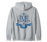 Emblema de la Familia Mary Joseph Jesus Sudadera con Capucha