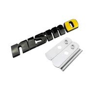 Emblema de la Parrilla Delantera del Coche, Pegatina del Emblema del Maletero del Coche(Grille-Black Yellow)