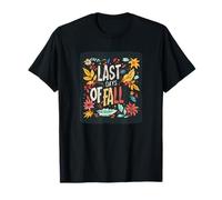 Emblema de los últimos días de otoño para un Ambiente rústico y otoñal Camiseta
