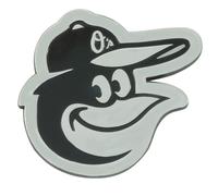 Emblema de metal cromado premium para auto de los Baltimore Orioles