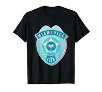 Emblema de Miami Vice For Life Camiseta