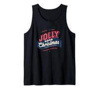 Emblema de Navidad Jolly Good Camiseta sin Mangas