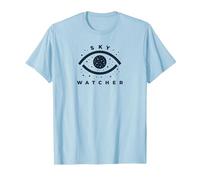 Emblema de observación de Estrellas de Ojo Celestial Sky Watcher Camiseta, Hombre, Azul Bebé, L