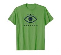 Emblema de observación de Estrellas de Ojo Celestial Sky Watcher Camiseta, Hombre, Hierba, M