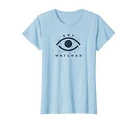Emblema de observación de Estrellas de Ojo Celestial Sky Watcher Camiseta, Mujer, Azul Bebé, XL