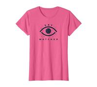 Emblema de observación de Estrellas de Ojo Celestial Sky Watcher Camiseta, Mujer, Rosa Jaspeado, XXL