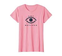 Emblema de observación de Estrellas de Ojo Celestial Sky Watcher Camiseta, Mujer, Rosado, S