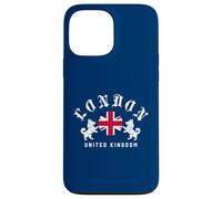 Emblema de Perro Corgi de la Bandera británica de Londres, Estilo clásico Carcasa para iPhone 13 Pro MAX