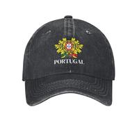Emblema De Portugal Hombres Mujeres Gorra De Béisbol Ajustable Gorras Vaquera Peso Ligero Gorra-Deportiva para Ciclismo Viaje Pesca