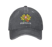 Emblema De Portugal Mujeres Hombres Gorra De Béisbol Vintage Sombrero-Papá Casuales Gorras Vaquera para Caza Hip Hop Golf