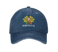 Emblema De Portugal Mujeres Hombres Gorras Vaquera Peso Ligero Gorra De Béisbol Casuales Sombrero De Sol para Viaje Ciclismo Golf