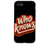Emblema de Pretty Who Knows para Amantes del Habla Carcasa para iPhone SE (2020) / 7/8