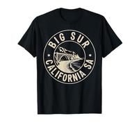Emblema de Recuerdo de Viaje de Big Sur California Camiseta
