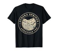 Emblema de Recuerdo de Viaje de Eureka Springs Arkansas Camiseta