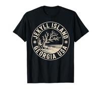 Emblema de Recuerdo de Viaje de Jekyll Island Georgia Camiseta