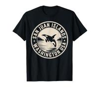 Emblema de Recuerdo de Viaje de Las Islas San Juan Washington Camiseta
