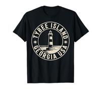Emblema de Recuerdo de Viaje de Tybee Island Georgia Camiseta