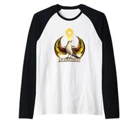 Emblema de Resistencia de ruiseñor de Arkansas Camiseta Manga Raglan
