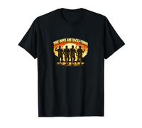 Emblema de reunión de The Boys Are Back in Town Brotherhood Divertido Camiseta